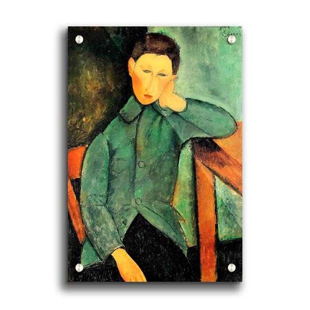 Boy in a Blue Jacket by Amedeo Modigliani - Unframed Painting Print on Paper East Urban Home Size: 42cm H x 59.4cm W on Productcaster.