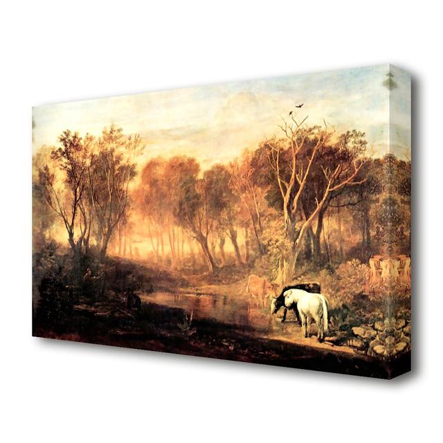 'Forest of Bere' by J.M.W. Turner Painting Print on Canvas East Urban Home Size: 81.3 cm H x 121.9 cm W on Productcaster.