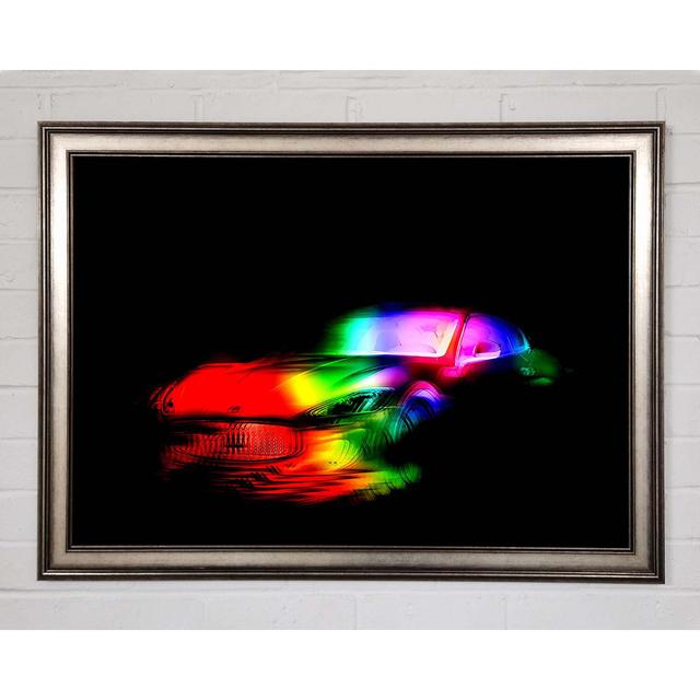 Maserati Rainbow - Single Picture Frame Art Prints Brayden Studio Size: 84.1cm H x 118.9cm W x 1.5cm D on Productcaster.