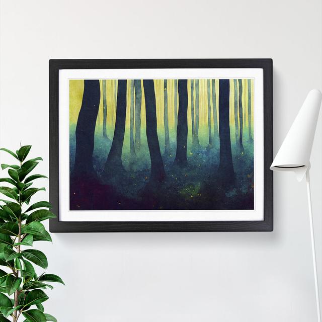 Forest Vol.8 - Picture Frame Graphic Art Alpen Home Frame Colour: Black Framed, Size: 34cm H x 46cm W x 2cm D on Productcaster.