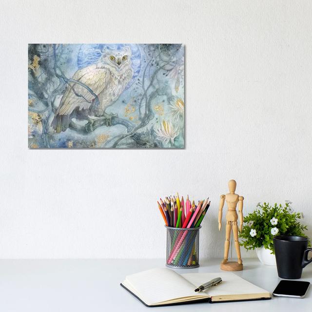 Night Wings II by Stephanie Law - Wrapped Canvas Gallery-Wrapped Canvas Giclée Alpen Home Size: 20.32cm H x 30.48cm W x 1.9cm D on Productcaster.