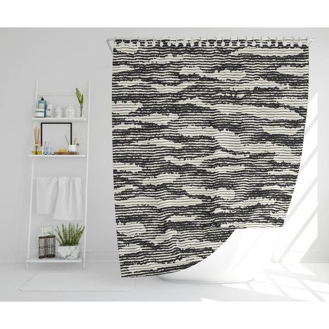 Wildhollow Polyester Shower Curtain Ebern Designs Size: 168cm H x 168cm W on Productcaster.