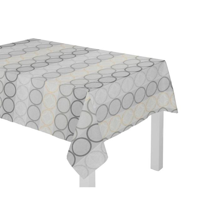 Deguzman Tablecloth Brayden Studio Colour: Grey/Beige, Size: 130cm W x 160cm L on Productcaster.