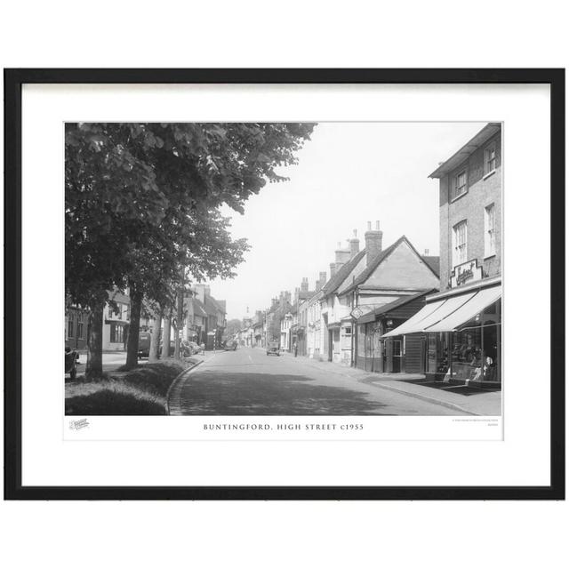 Buntingford, High Street C1955 - Single Picture Frame Print The Francis Frith Collection Size: 60cm H x 80cm W x 2.3cm D on Productcaster.