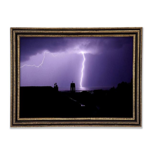 Fulmini Oneglia By Raffaele Dn Framed Print Ebern Designs Size: 84.1cm H x 118.9cm W on Productcaster.