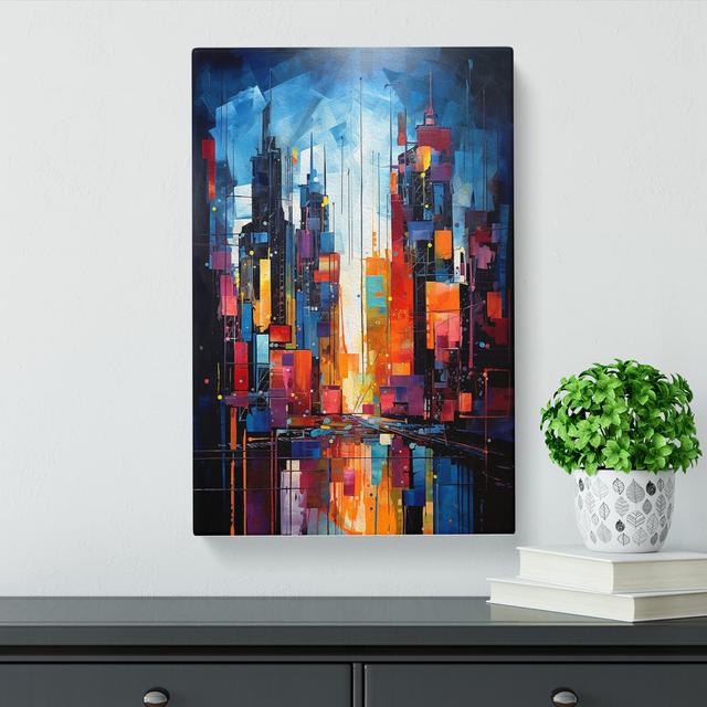 Skyline Abstract No.3 - No Frame Print Marlow Home Co. Size: 50cm H x 35cm W x 3cm D on Productcaster.