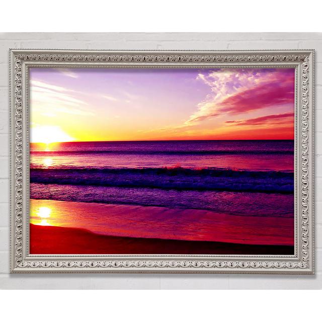 Rainbow Ocean Sunset - Print Bright Star Size: 21cm H x 29.7cm W x 3cm D on Productcaster.