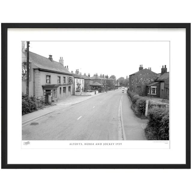 Altofts, Horse And Jockey 1959 - Single Picture Frame Print The Francis Frith Collection Size: 45cm H x 60cm W x 2.3cm D on Productcaster.