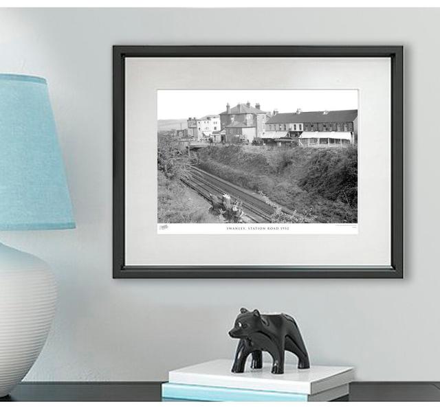 'Swanley, Station Road 1952' by Francis Frith - Picture Frame Photograph Print on Paper The Francis Frith Collection Size: 28cm H x 36cm W x 2.3cm D on Productcaster.