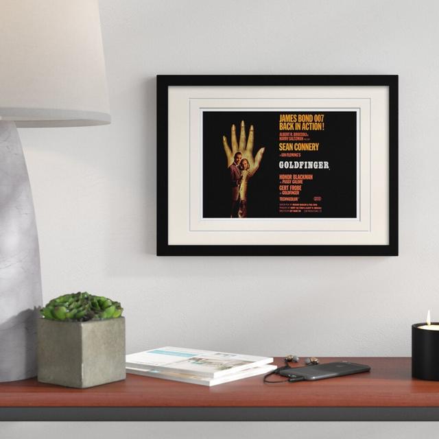 James Bond "Goldfinger - One-sheet" Framed Vintage Advertisement Happy Larry on Productcaster.