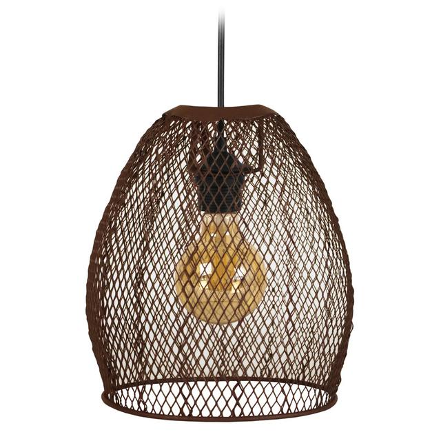 Doiron 1-Light Bell Pendant Williston Forge Finish: Brown on Productcaster.