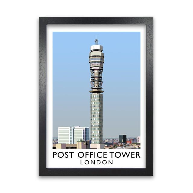 Post Office Tower London by Richard O'Neill - Single Picture Frame Print 17 Stories Frame Options: Black, Size: 594 cm H x 42 cm W on Productcaster.