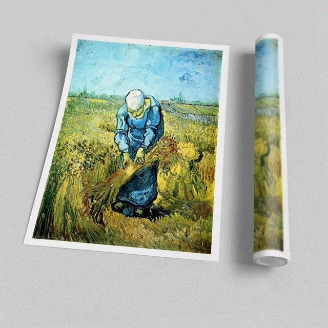 Van Gogh Farm Worker - Graphic Art Print on Paper East Urban Home Size: 42cm H x 59.4cm W on Productcaster.