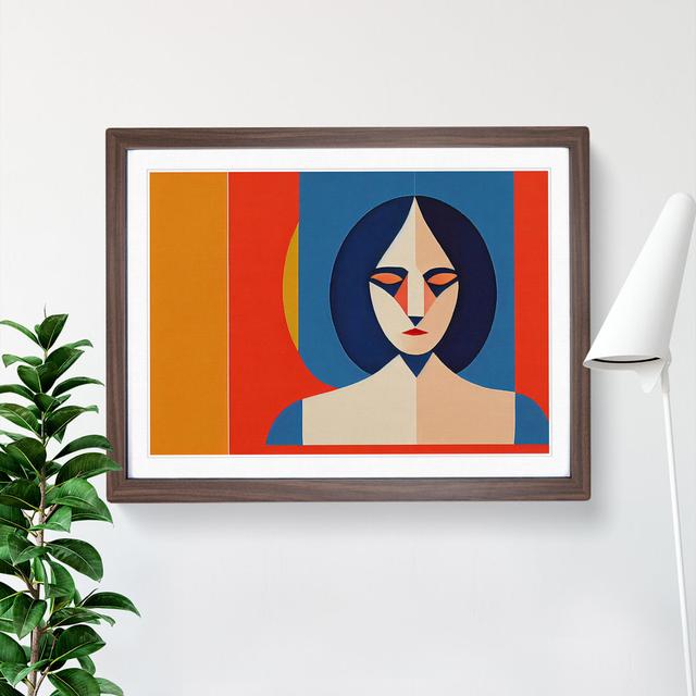 XH1022-8966X The Modern Woman Vol.1 Abstract - Single Picture Frame Print Marlow Home Co. Size: 34cm H x 46cm W x 2cm D, Format: Brown on Productcaster.