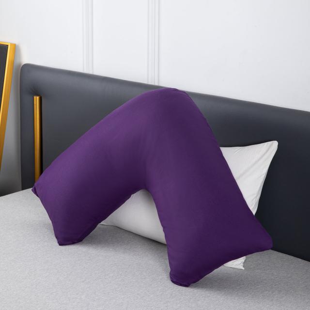 Erilyn L70 x W35cm Medium Support Pillow Ebern Designs Colour: Purple on Productcaster.