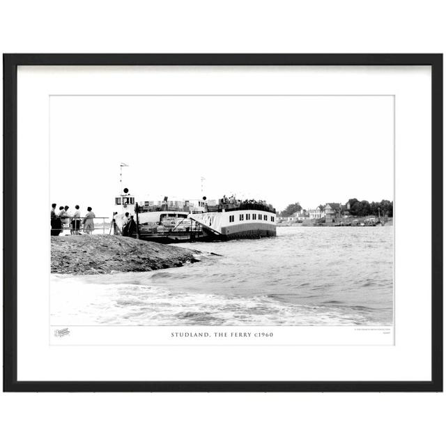 'Studland, the Ferry C1960' by Francis Frith - Picture Frame Photograph Print on Paper The Francis Frith Collection Size: 45cm H x 60cm W x 2.3cm D on Productcaster.