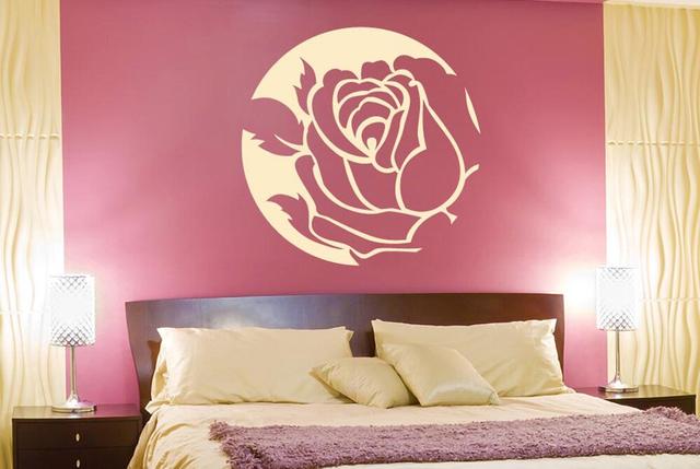 Plants & Flowers Non-Wall Damaging Wall Decal East Urban Home Colour: Pink on Productcaster.