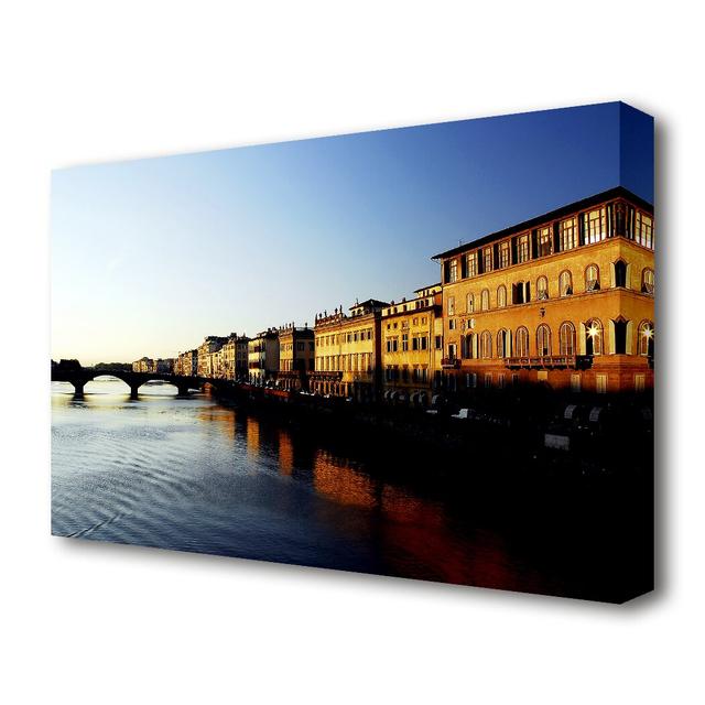 Venice Waters - Wrapped Canvas Photograph Print East Urban Home Size: 50.8 cm H x 81.3 cm W on Productcaster.