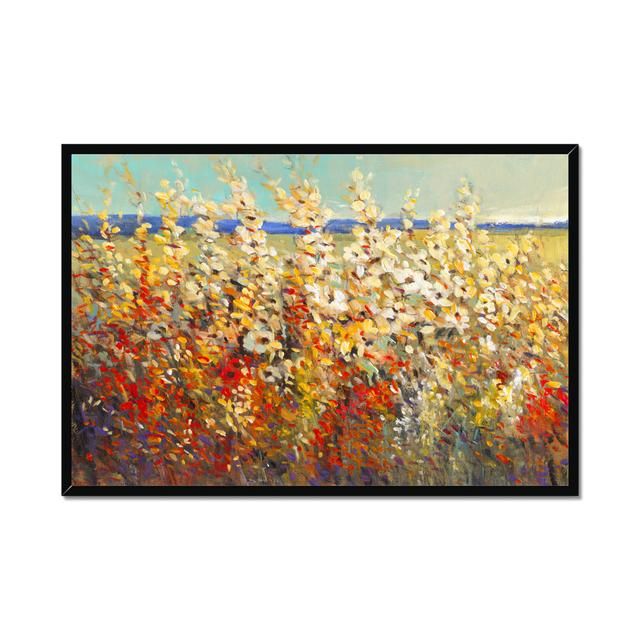 Field Of Spring Flowers II by Timothy O' Toole - Painting Lark Manor Size: 34cm H x 50cm W, Format: Black Framed Paper Print on Productcaster.