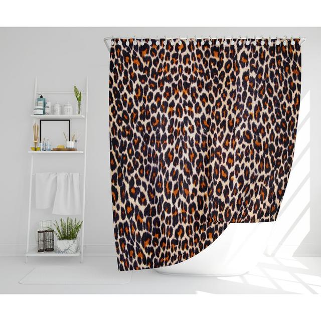 Skjalm Polyester Shower Curtain Bloomsbury Market Size: 168cm H x 168cm W on Productcaster.