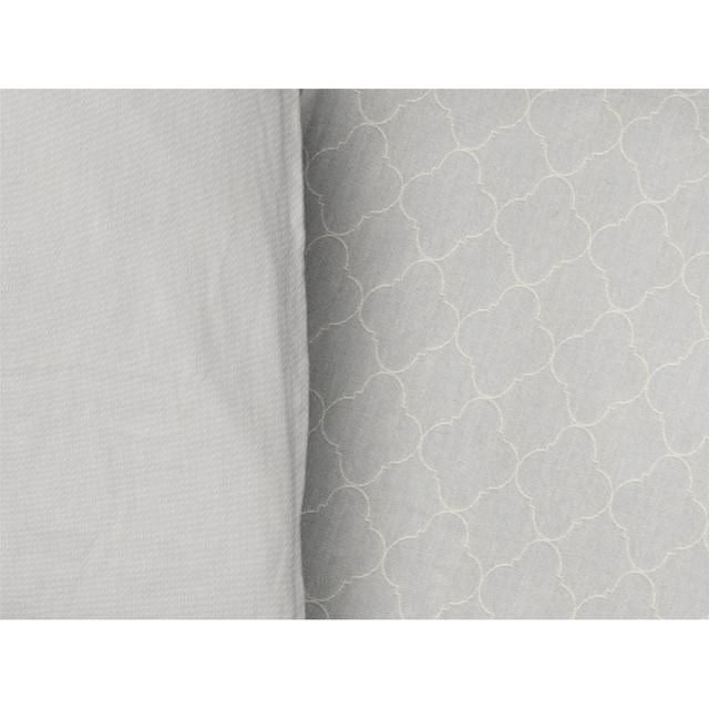 Uppingham 56 TC Duvet Cover Set Fairmont Park Size: Single - 1 Pillowcase (80 x 80 cm), Colour: Light Grey on Productcaster.