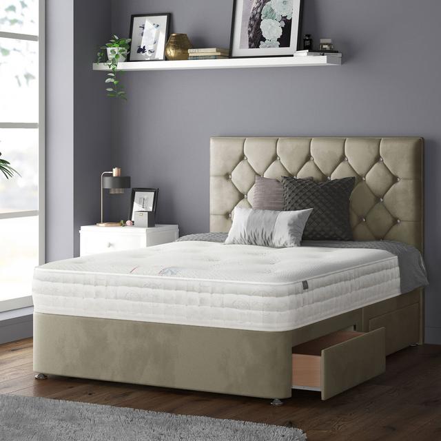 Farallones Upholstered Headboard Rosdorf Park Upholstery: Grey, Size: Super King (6') on Productcaster.