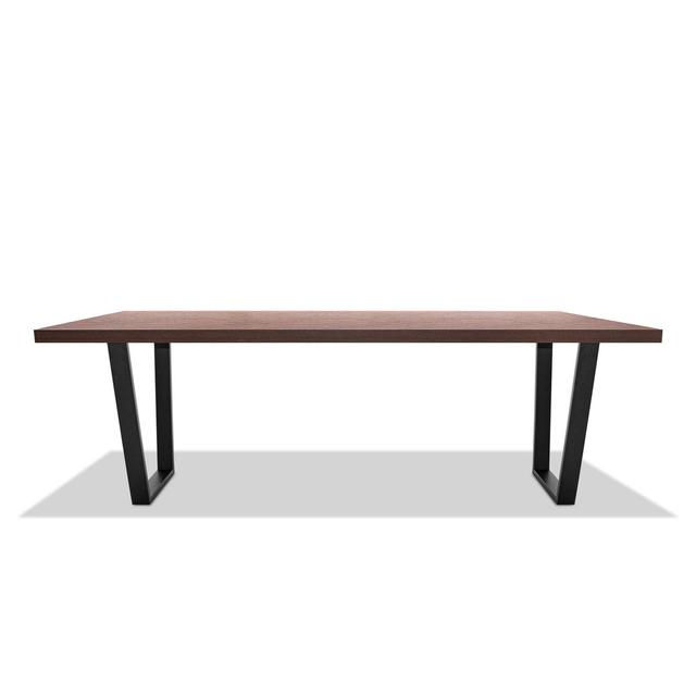 Gaudalupe Dining Table 17 Stories Size: 76 x 220 x 100cm, Table Top Colour: Teak on Productcaster.