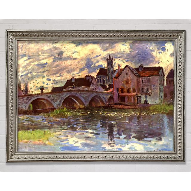 Sisley Bridge Of Moret - Einzelner Bilderrahmen Kunstdrucke Bright Star Größe: 84,1 cm H x 118,9 cm B on Productcaster.