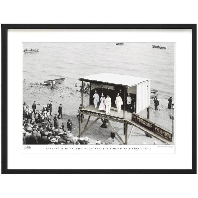 'Clacton on Sea, the Beach and the Yorkshire Pierrots 1912' by Francis Frith - Picture Frame Photograph Print on Paper The Francis Frith Collection Si on Productcaster.