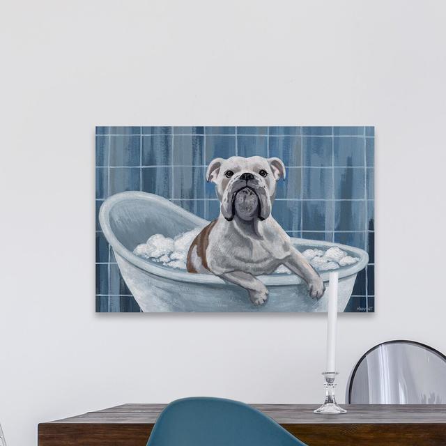 Bubble Bath Time - Wrapped Canvas Painting Print 17 Stories Size: 66cm H x 101cm W on Productcaster.