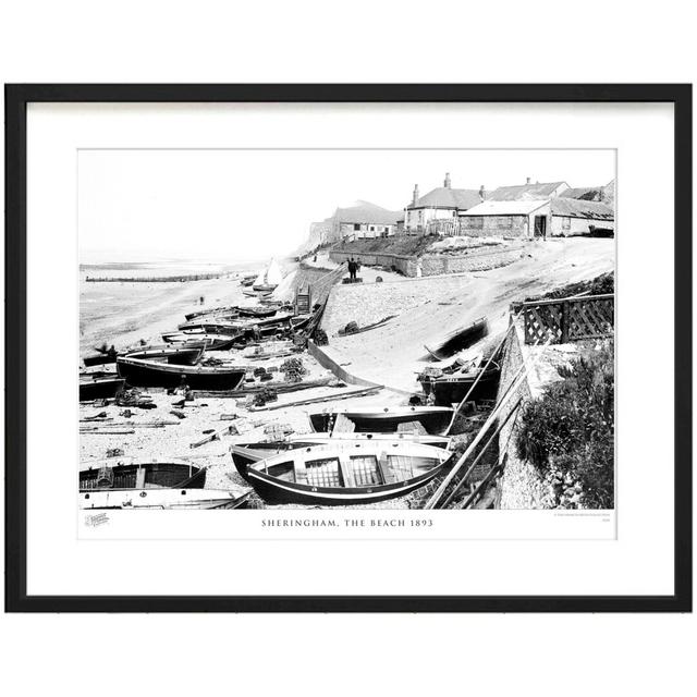 'Sheringham, the Beach 1893' by Francis Frith - Picture Frame Photograph Print on Paper The Francis Frith Collection Size: 45cm H x 60cm W x 2.3cm D on Productcaster.