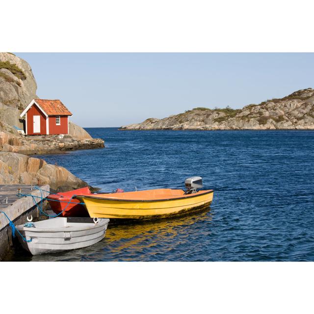 Tools House and Boats by Uniseller - Wrapped Canvas Photograph Breakwater Bay Size: 81cm H x 122cm W on Productcaster.