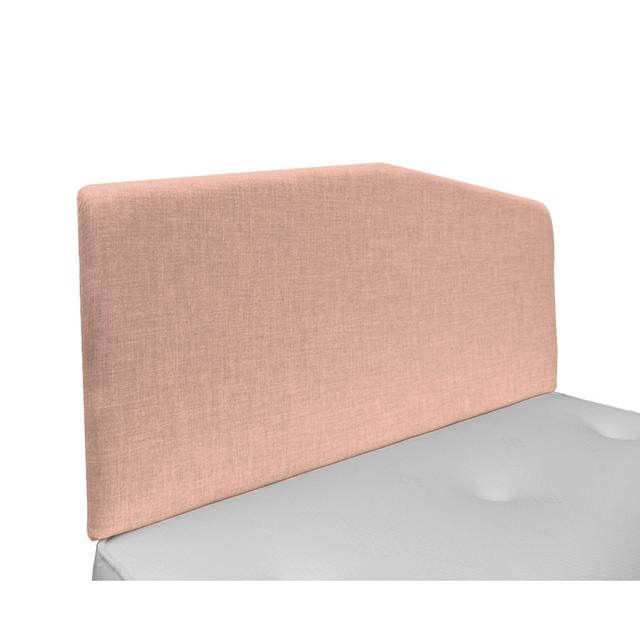 Burchett Upholstered Headboard 17 Stories Size: Kingsize (5'), Upholstery: Plush Velvet, Colour: Pink on Productcaster.