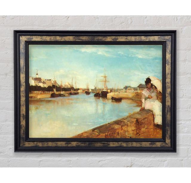 Morisot The Port Of Lorient - Single Picture Frame Art Prints Bright Star Size: 21cm H x 29.7cm W on Productcaster.