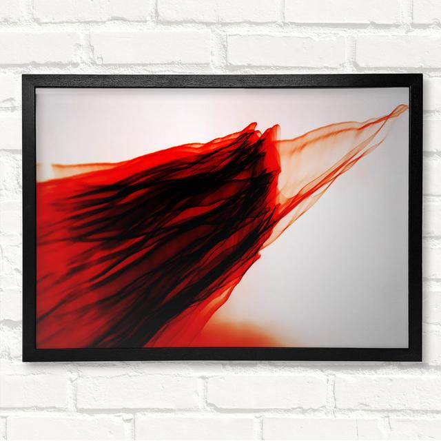 Red Passing Through Framed Print Ivy Bronx Size: 21cm H x 29.7cm W on Productcaster.