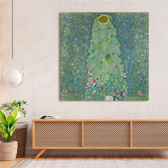 Sonnenblume von Gustav Klimt - Wrapped Canvas Print Brambly Cottage Größe: 70 cm H x 70 cm B on Productcaster.