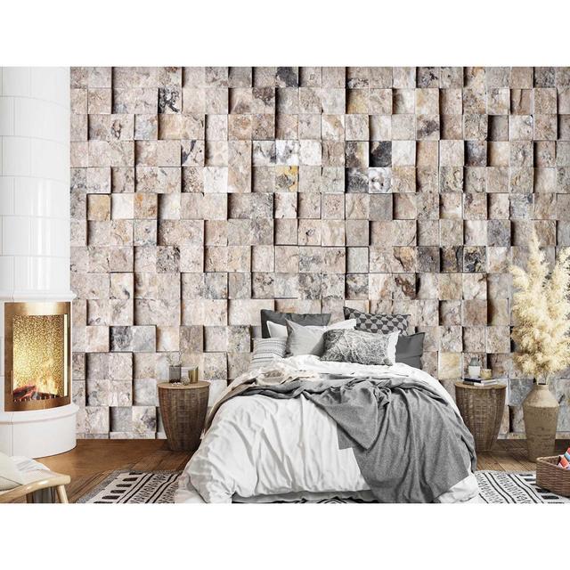 Eline Satin Wall Mural Williston Forge Size: 210cm H x 300cm W on Productcaster.