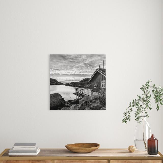 Leinwandbild Sonnenaufgang am Fjord Norwegens East Urban Home Größe: 70 cm H x 70 cm B on Productcaster.