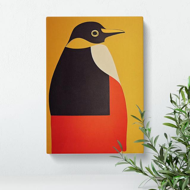 Modern Abstract Penguin No.2 - Wrapped Canvas Graphic Art Latitude Vive Size: 50cm H x 35cm W x 3cm D on Productcaster.