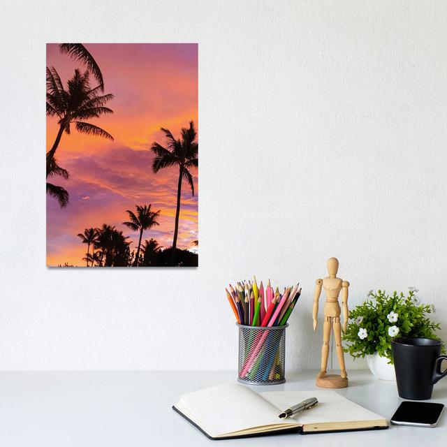 Pink Cloud Sunrise Vert by Sean Davey - Wrapped Canvas Art Prints Bay Isle Home Size: 30.48cm H x 20.32cm W x 1.91cm D on Productcaster.