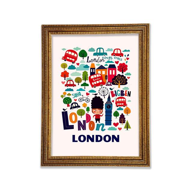 Fabulous City Framed Print Rosalind Wheeler Size: 59.7cm H x 42cm W x 3cm D on Productcaster.