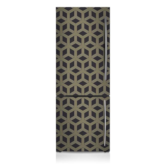 Geometric Pattern Freezer Door Sticker Corrigan Studio on Productcaster.