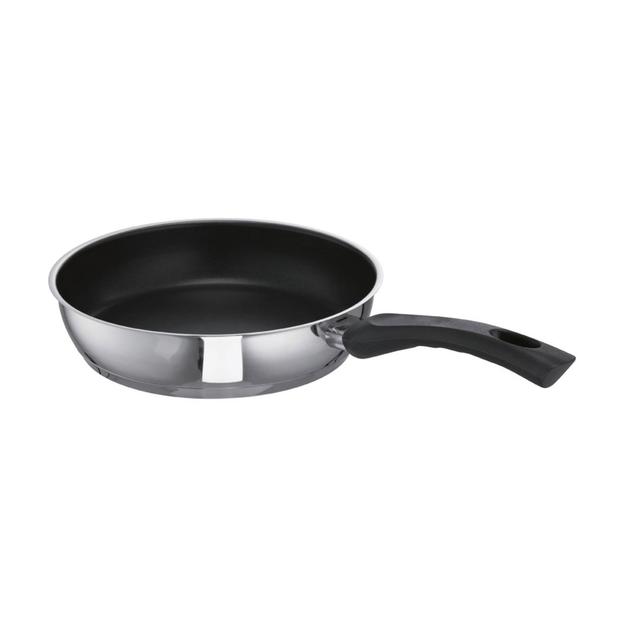 Schulte Ufer Stainless Steel Non-Stick Skillet Schulte Ufer Size: 24cm on Productcaster.