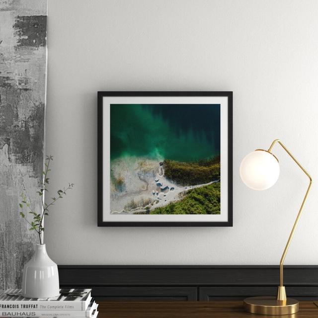 Sea Foam by Karolis Janulis Framed Photographic Print East Urban Home Size: 51 cm H x 51 cm W x 3.81 cm D on Productcaster.