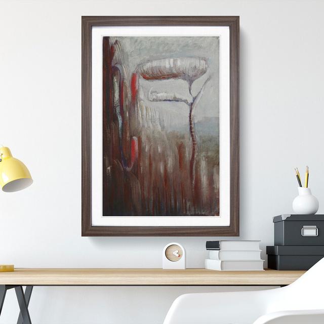 Creation of the World Vol.7 by Mikalojus Konstantinas - Picture Frame Painting East Urban Home Size: 48cm H x 36cm W x 2cm D, Frame Option: Walnut Fra on Productcaster.