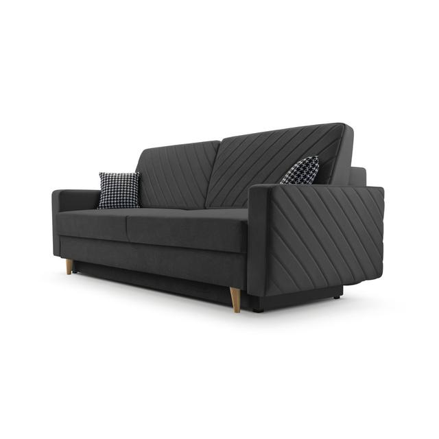 Sofa Fleuriel 17 Stories Polsterfarbe: Grau on Productcaster.