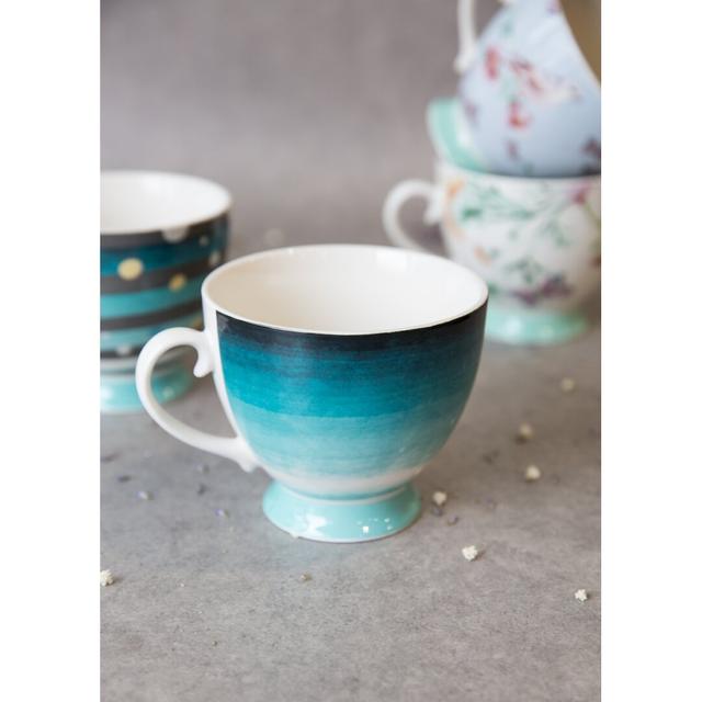 Ombre Bone China Mug (Set of 4) KitchenCraft on Productcaster.