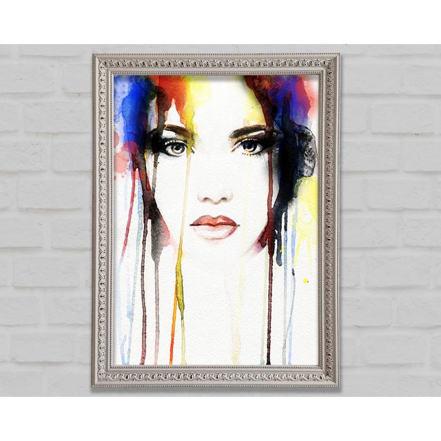 Unicorn Hair Framed Print Bright Star Size: 29.7cm H x 21cm W x 3cm D on Productcaster.