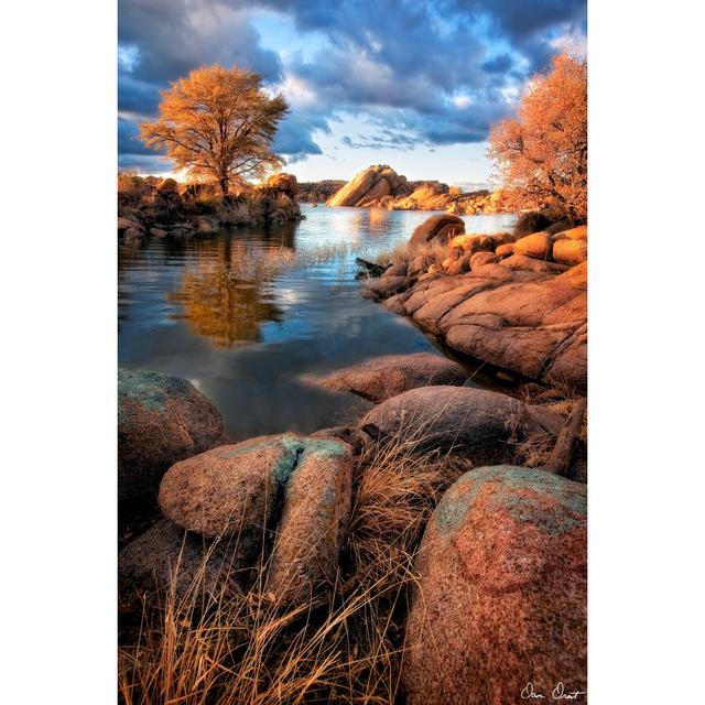 Rocky Lake II by David Drost - Wrapped Canvas Photograph Rosalind Wheeler Size: 76cm H x 51cm W x 3.8cm D on Productcaster.