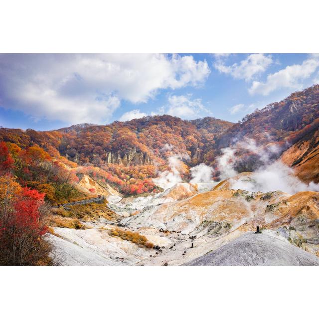 Hell Valley, Hokkaido, Japan. by Boonrit Panyaphinitnugoon - Wrapped Canvas Print Alpen Home Size: 20cm H x 30cm W on Productcaster.